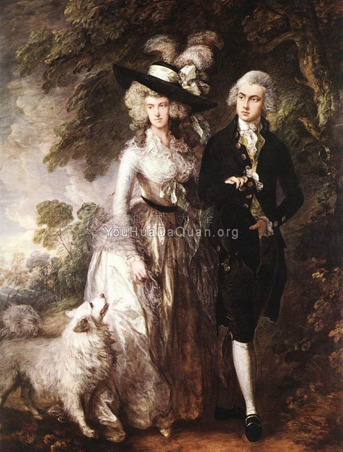 Mr and Mrs William Hallett - 托马斯·庚斯博罗